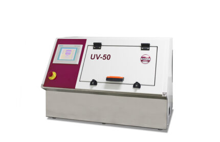 UV-50 Quality Test of the coating through accelerated aging under treatment with heat, humidity and UV-radiation